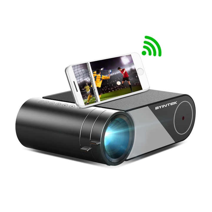 BYINTEK K9 LED Video Home Theater 1080P Projector For 3D Cinema ( For Multiscreen) LCD presentation equipment Support wifi