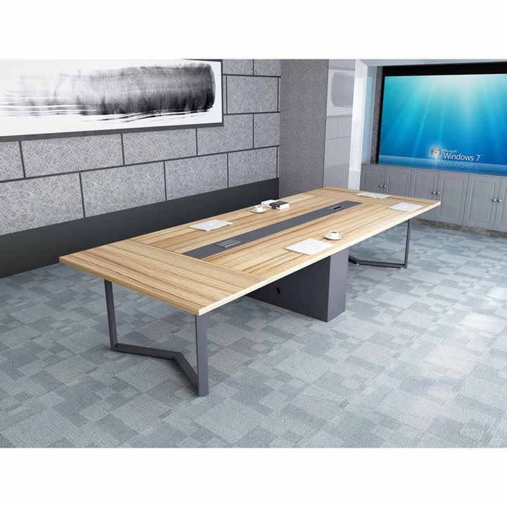 Modern Executive Furniture Luxury Wooden 12 20 Person Table Meeting Room Office Conference Table